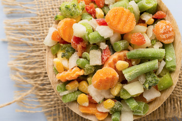 Frozen vegetables.