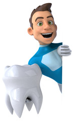 Fototapeta premium Fun superhero