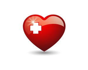 heart medic symbol
