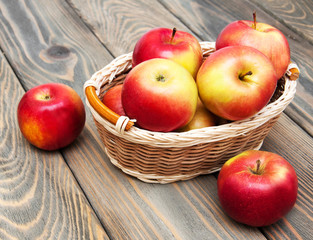 Apples in the basket