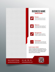 Corporate business flyer design - 8.5x11 inches template