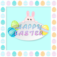 Cute Happy Easter Card