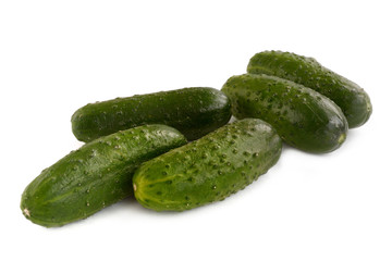 small fresh cucumbers