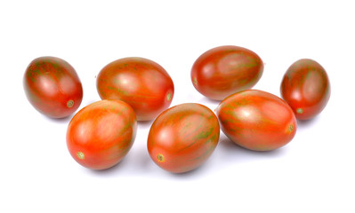 Chocolate Tomato or Brown color tomato on white background