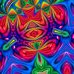 Colorful abstract fractal background