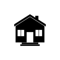 House black on white background