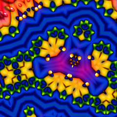 Colorful abstract fractal background