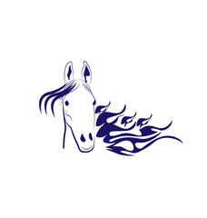 Horse logo vector