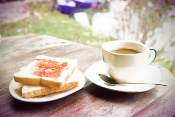 Cup of coffee.