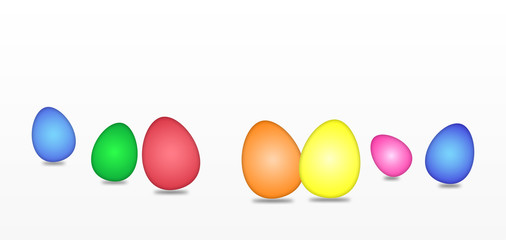 Easter Eggs - Intensive Color Gradient Effect