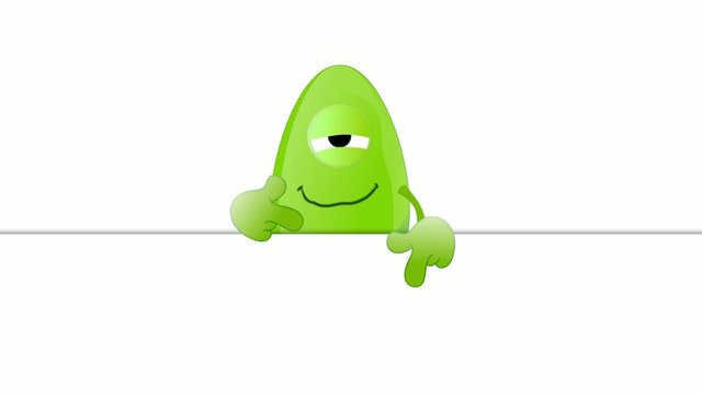 Monster Fred advertising space placeholder funny
