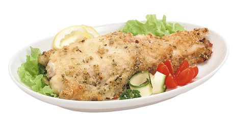 Coda di rospo gratinata