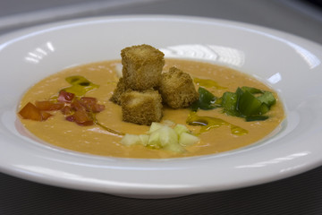 Gazpacho - a traditional cold Spanish soup