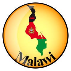 orange button with the image maps of Malawi