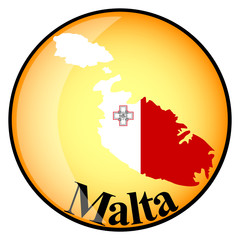 orange button with the image maps of Malta