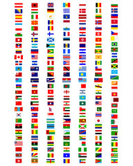 Fototapeta na wymiar flags of the world