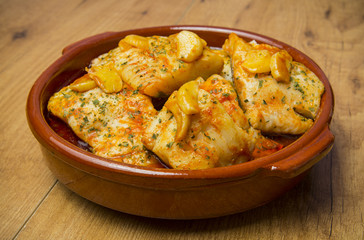 Cazuela de pescado