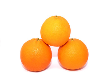 pyramid of oranges, fruits