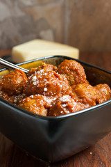 Meatballs in a bowl