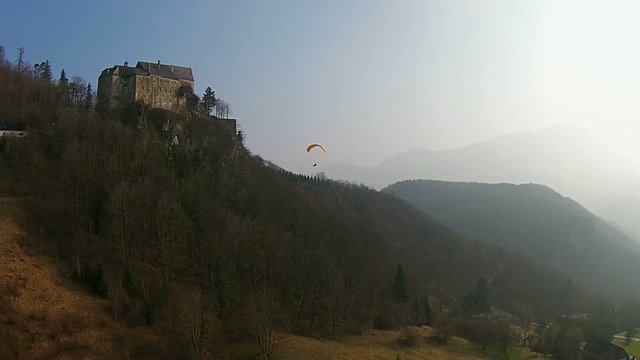Paragliding in the Mountains from Austria