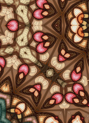 Abstract fractal background