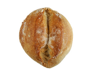Rustic bread isolated