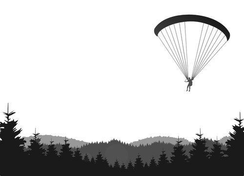 Paraglider Landschaft