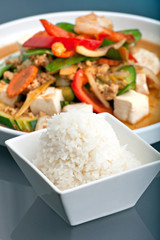 Thai Stir Fry and Jasmine Rice
