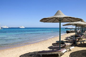 beach on the Red Sea in Egypt