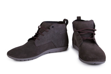 Gray boots