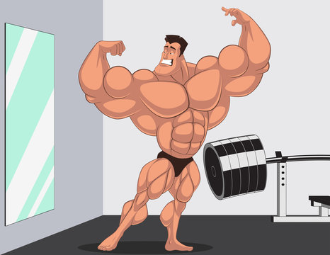 Cartoon Bodybuilder Images – Browse 16,359 Stock Photos, Vectors, and Video  | Adobe Stock