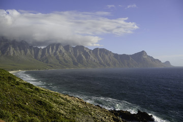 Fototapeta na wymiar View of East Coast of Cape Town's False Bay
