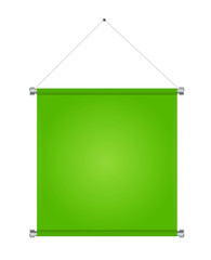 Textile Banners with Copy Space. Vector Illustration