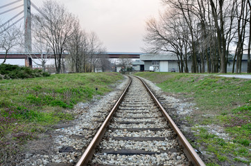Fototapeta premium Railroad tracks