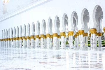 Deurstickers Grand Mosque Abu Dhabi © ivanavanja