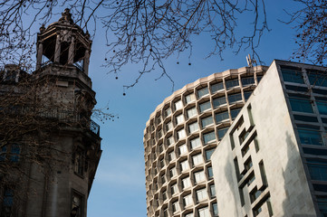 Fototapeta premium Architecture building view from above
