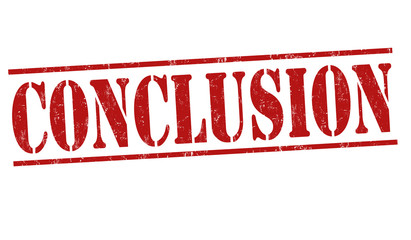 Conclusion stamp