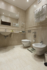 bathroom in luxury apartment
