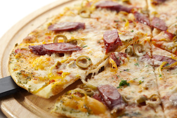 Sausages Pizza