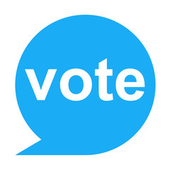 Icono texto vote