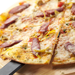 Sausages Pizza