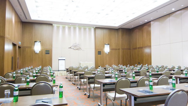 Empty conference hall in premium business center