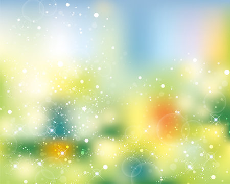 green background