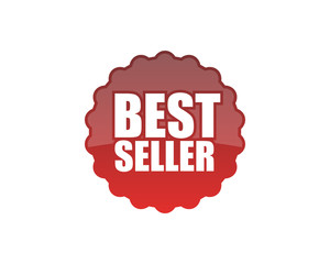best seller stamp isolated vector