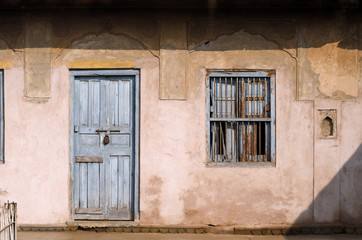 Fototapeta na wymiar Traditional Door and Window at Chand Baori Stepwell