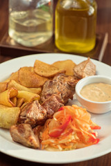 Grilled pork
