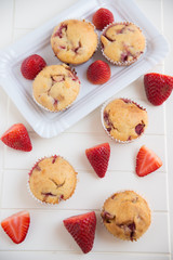 Erdbeer Muffins