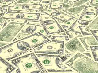 Two dollars background.