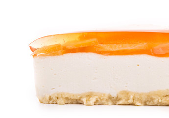 piece of vanilla cheesecake