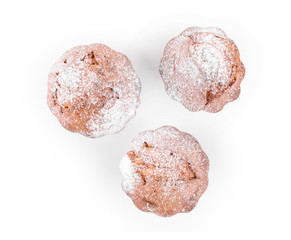 Muffins close up.
